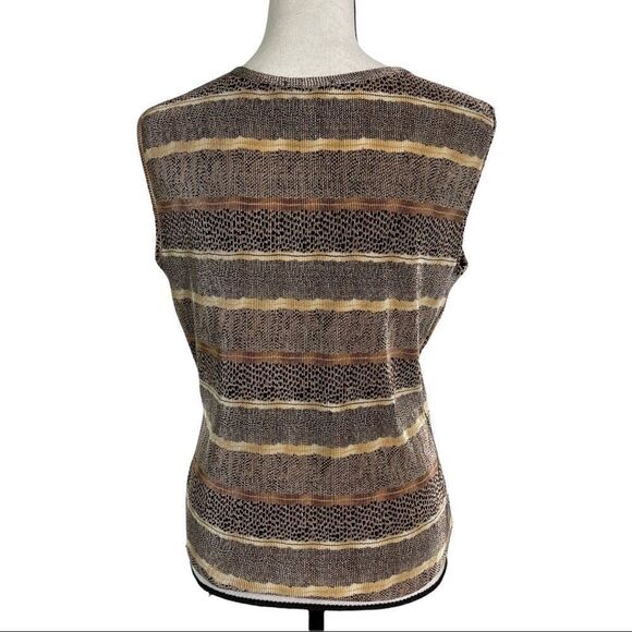 Tess Sleeveless Fall Colors‎ Shell  -  Large - Picture 4 of 7